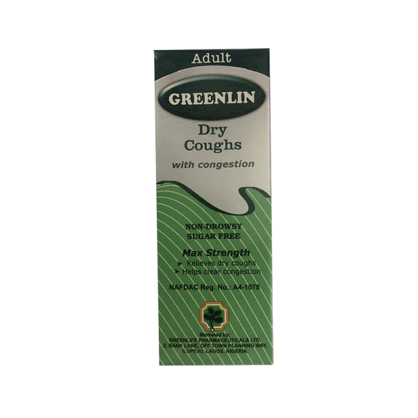 Greenlin Dry Cough Adult Troop Pharmacy