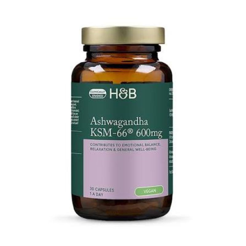 H&B Ashwagandha KSM-66 600mg x30